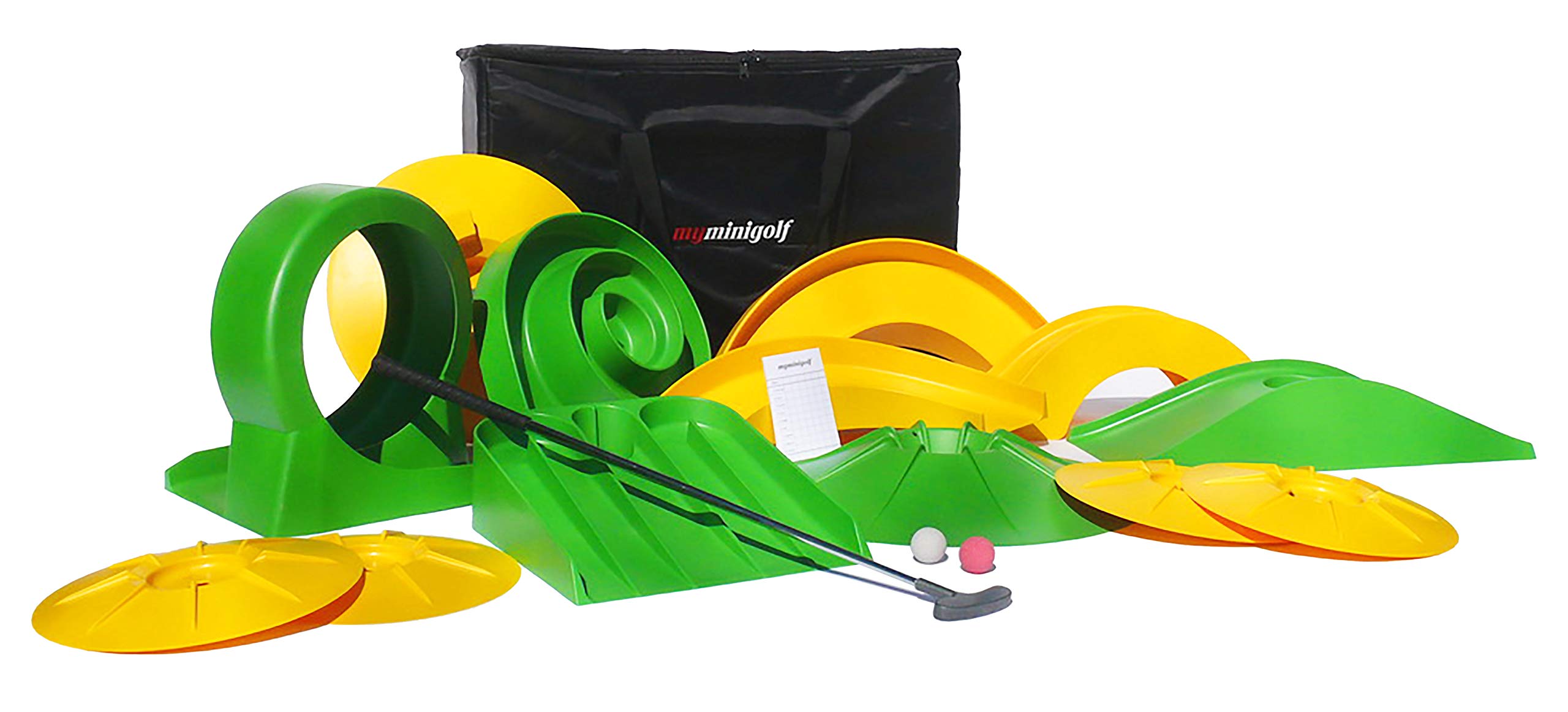 lemodo-minigolf-spielset-komplettset-13-hindernisse-mit-2-b-llen image 7