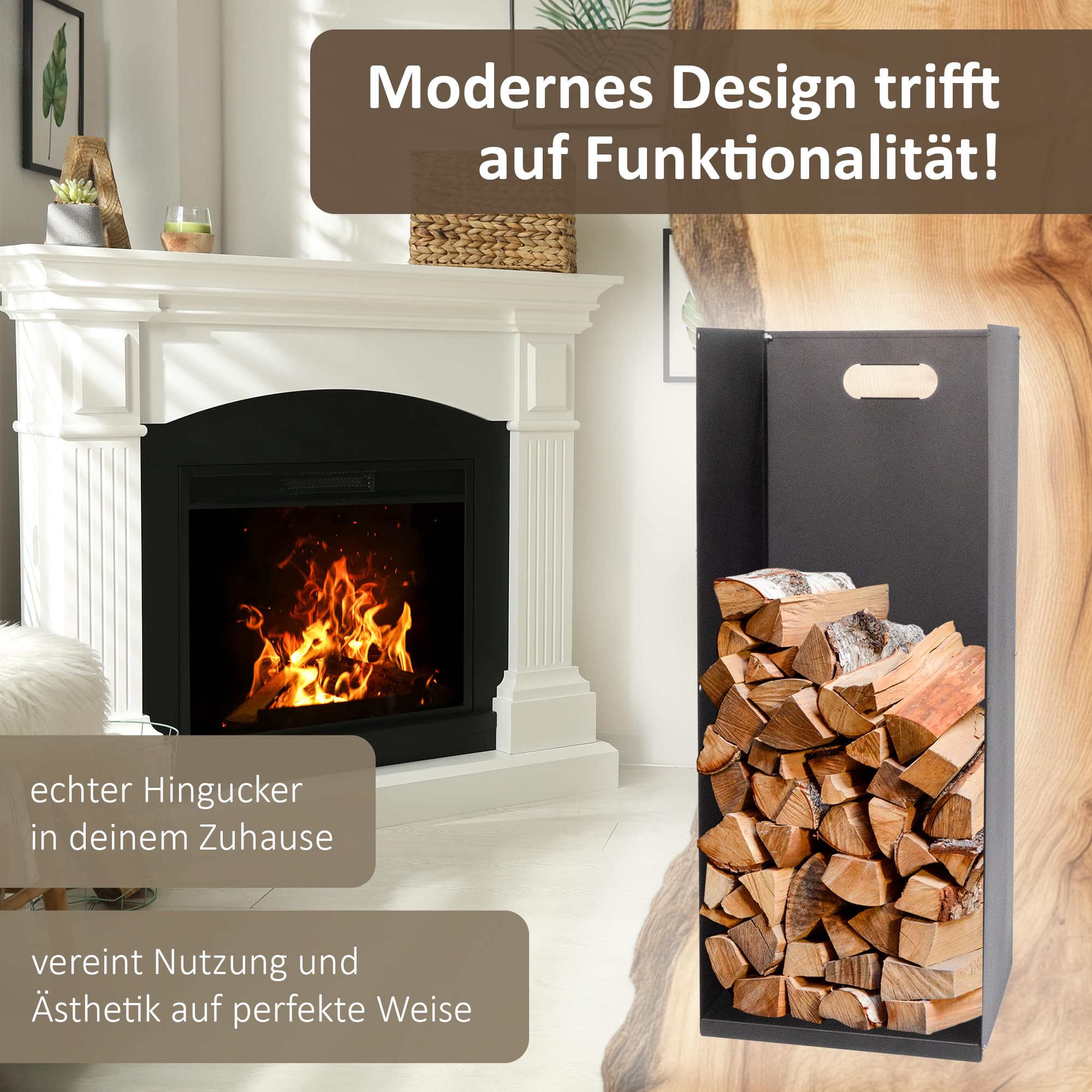lemodo-kaminholzregal-metall-75-cm-schwarz image 3