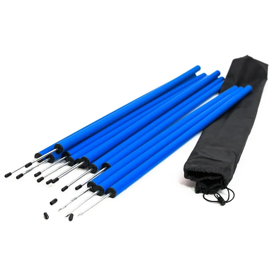 lemodo-hunde-agility-set-12-slalom-stangen-100-cm-mit-tasche image 1