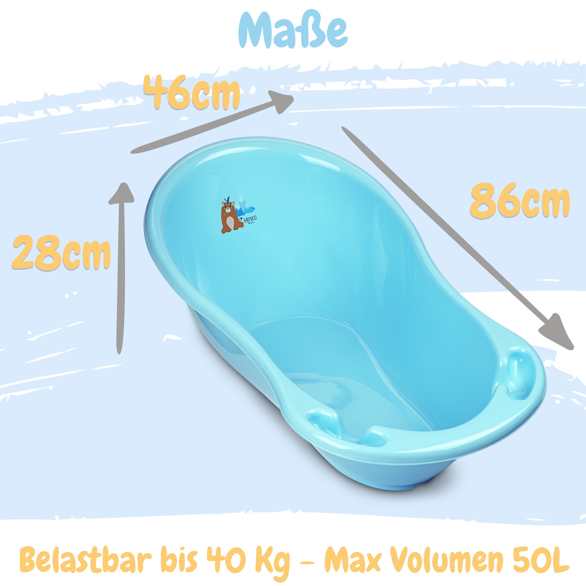 babykajo-babybadewanne-2er-set-wanne-86-cm-badesitz image 6