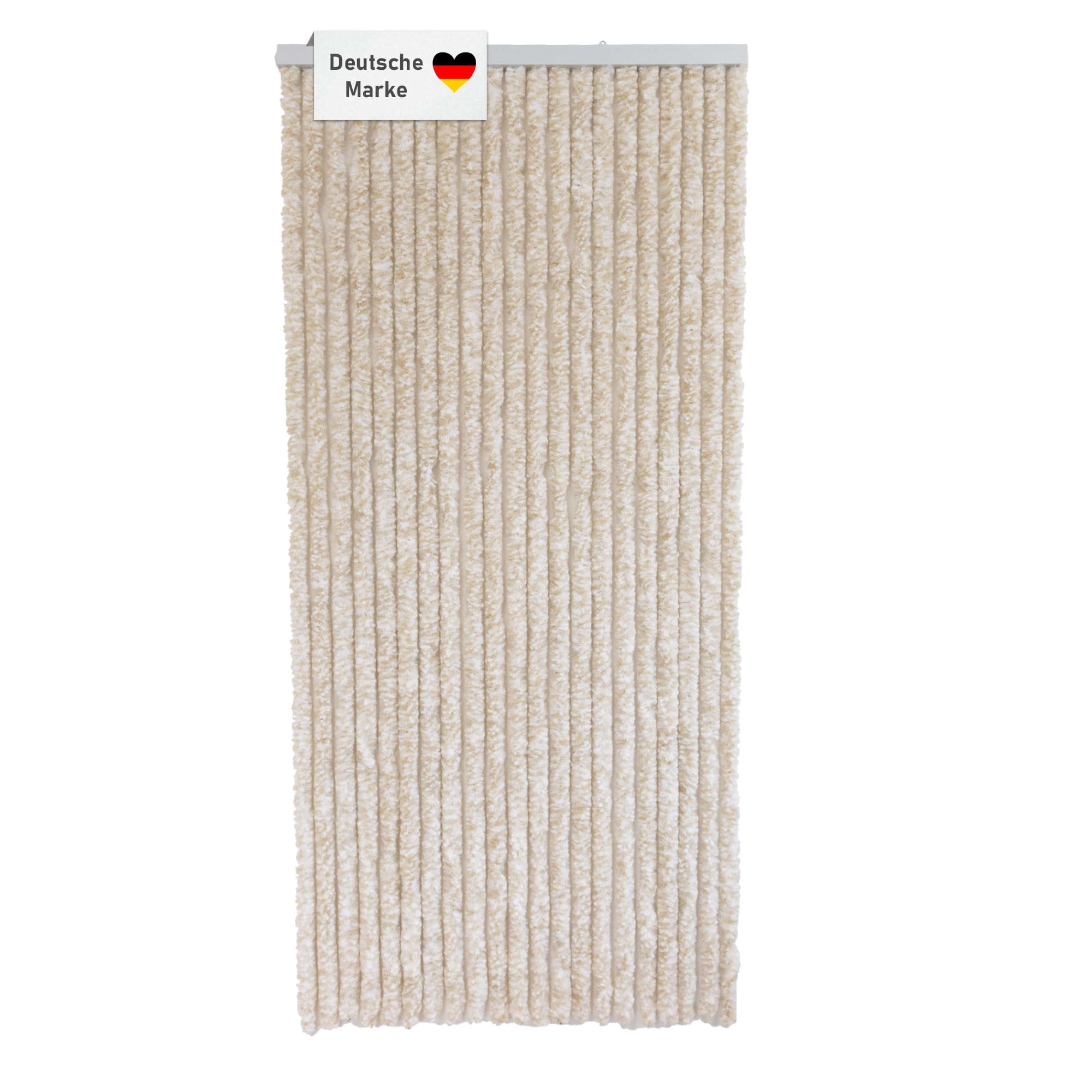lemodo-flauschvorhang-t-rvorhang-wohnwagen-90x200-cm-beige-wei image 1