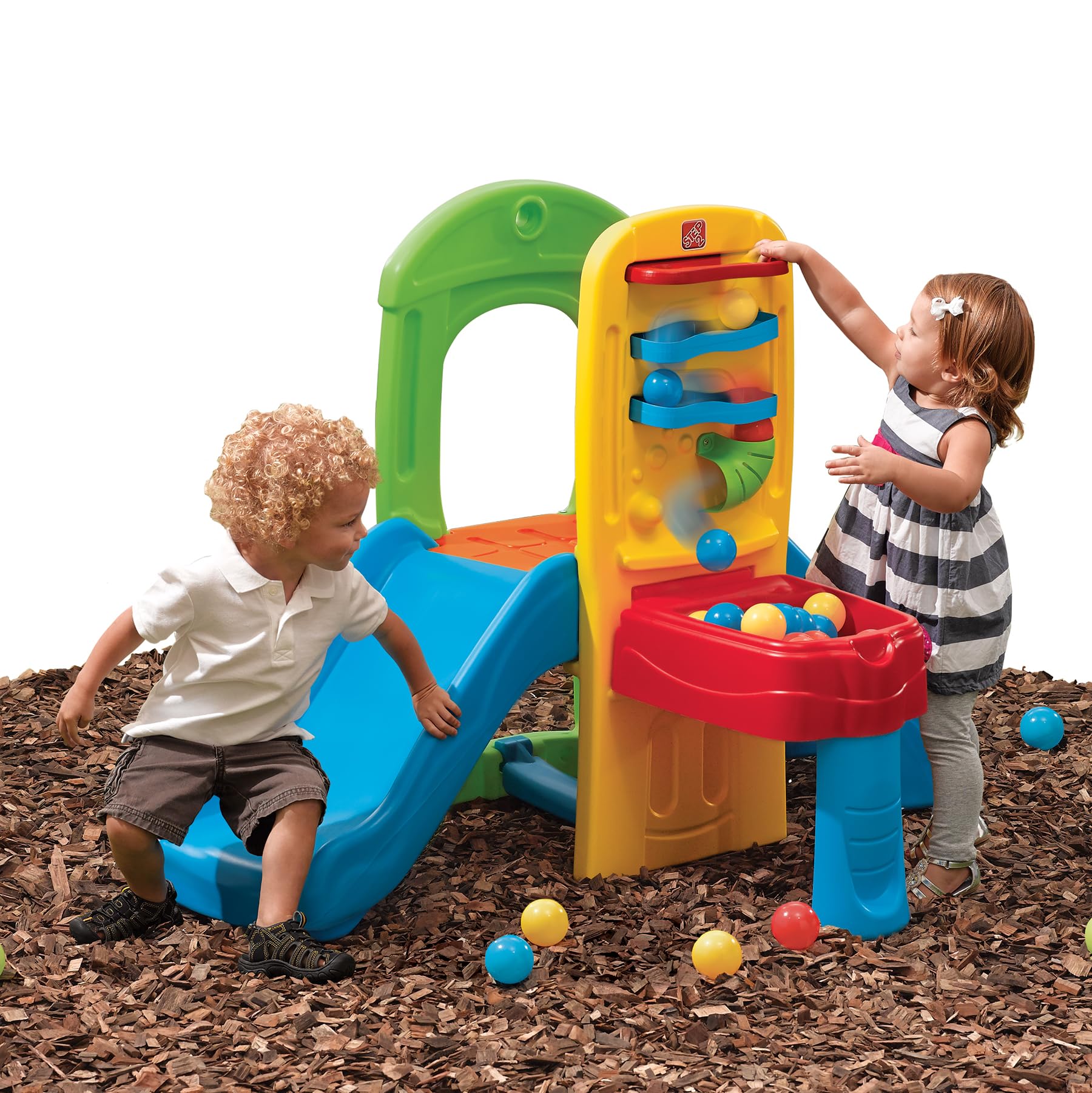 step2-play-ball-fun-climber-spielger-t-mit-rutsche-und-10-b-llen image 3