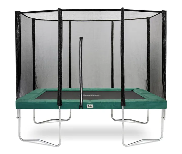 lemodo-salta-combo-rechteck-trampolin-305-x-214-cm-gr-n-100-kg image 1