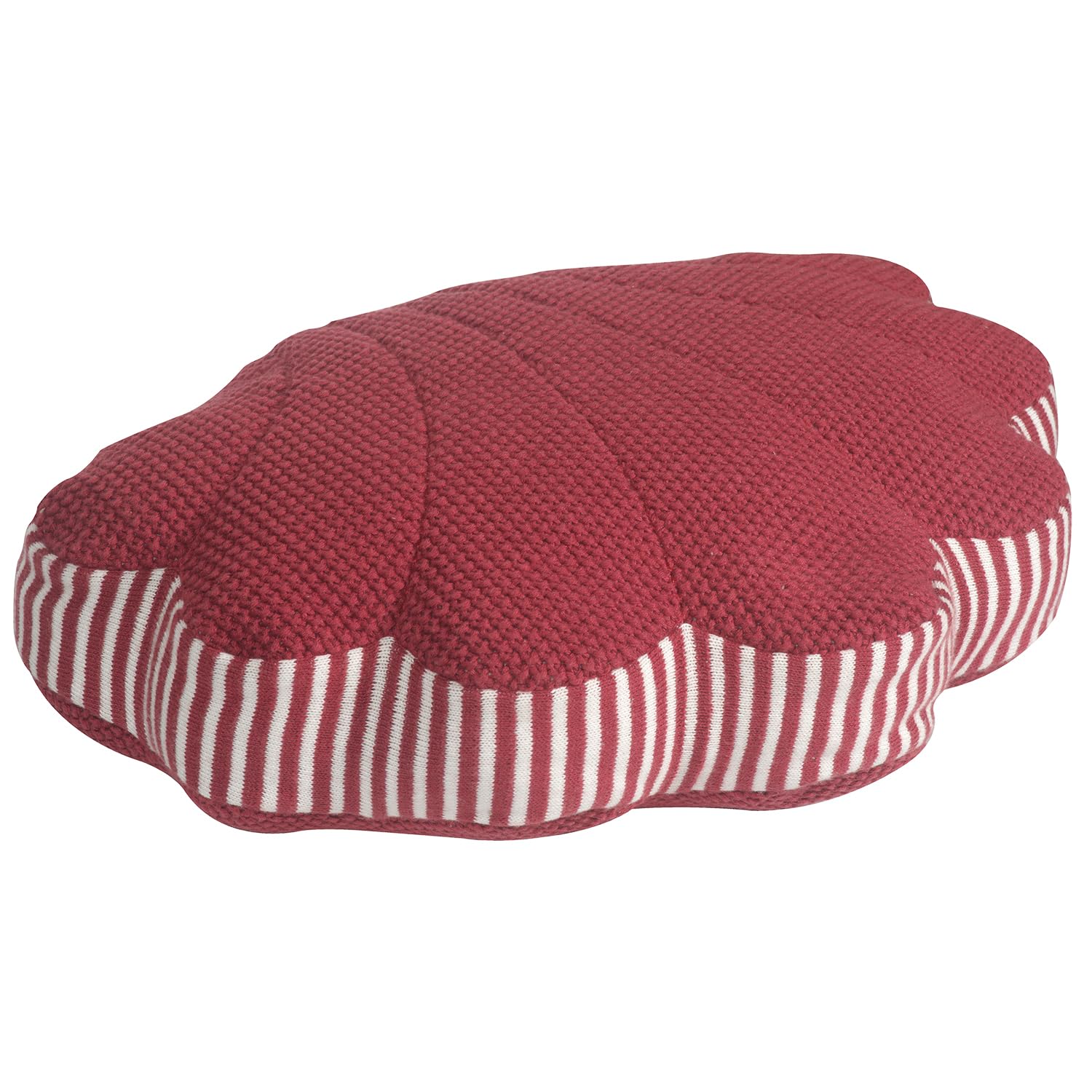 kindsgut-kuscheltier-muschel-dunkelrot-baumwolle-gestrickt image 6
