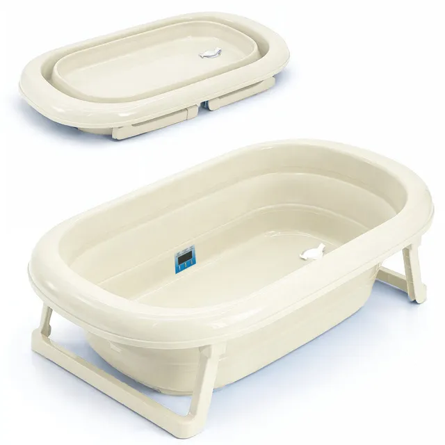 babykajo-faltbare-babybadewanne-mit-thermometer-und-abfluss image 1