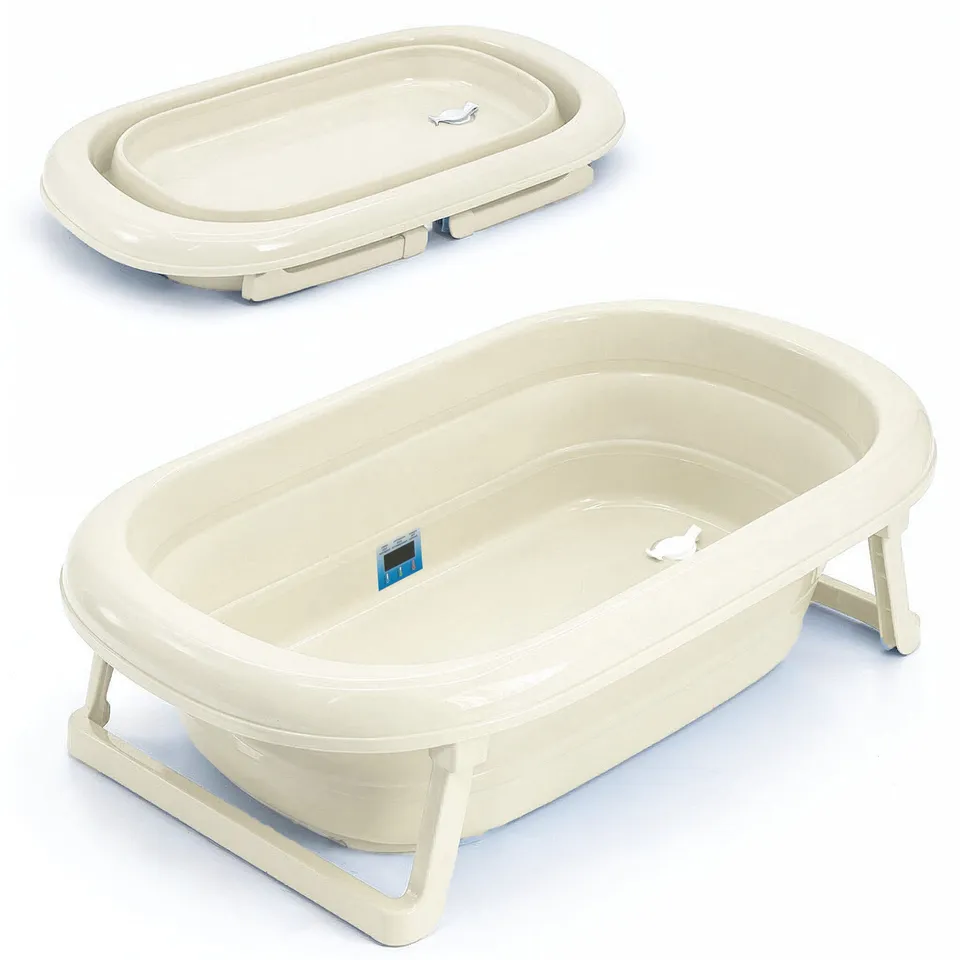 babykajo-faltbare-babybadewanne-mit-thermometer-und-abfluss image 1