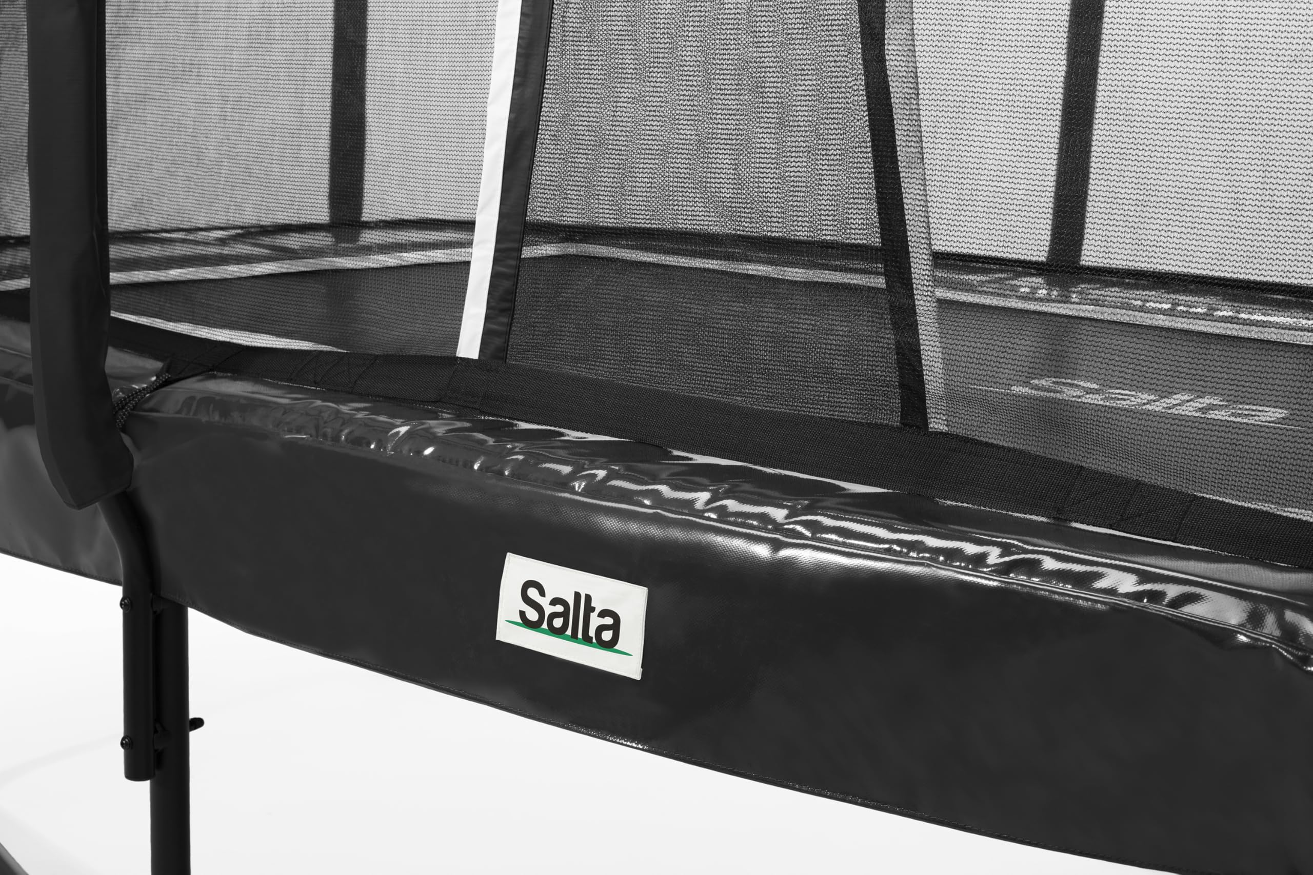 lemodo-salta-first-class-trampolin-366x214-cm-schwarz-mit-netz-leiter image 2