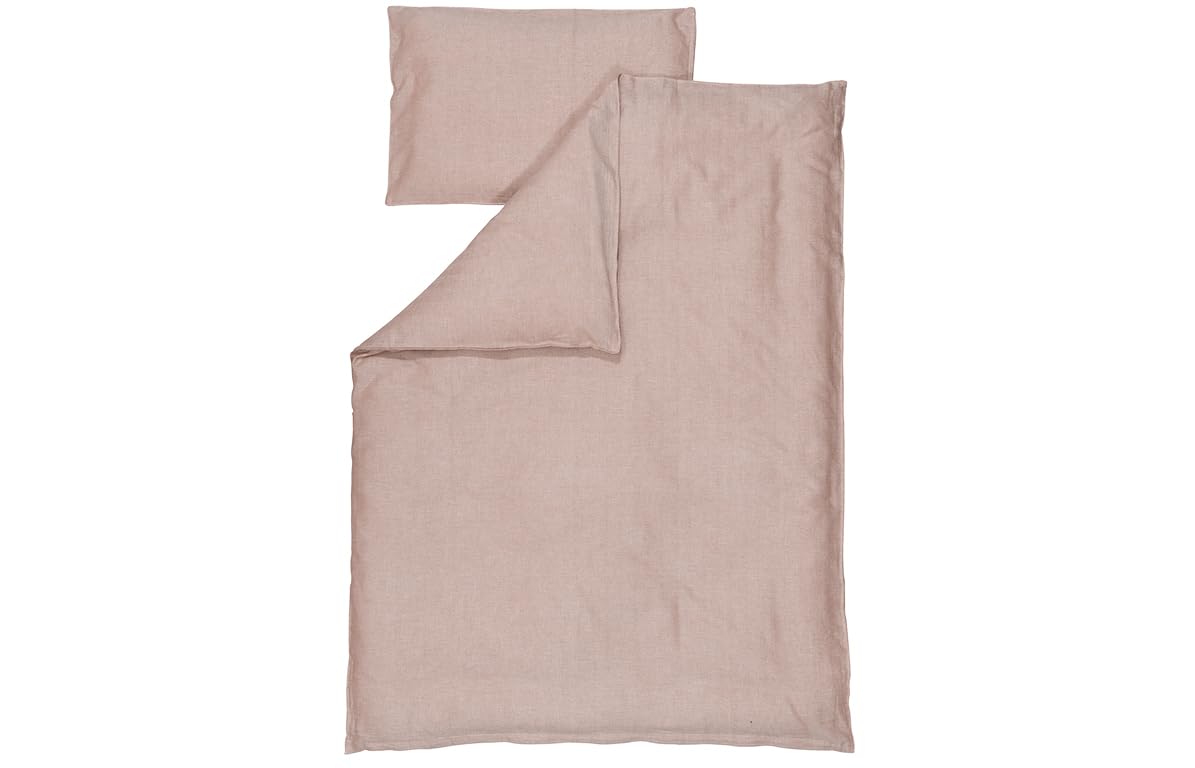kindsgut-babybettw-sche-baumwolle-100x135-cm-altrosa-2-teilig image 1