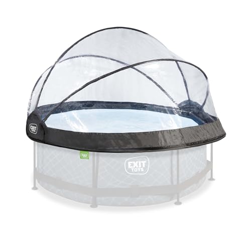 lemodo-exit-toys-eco-pool-dome-eco-244-cm-transparent-faltbar image 8