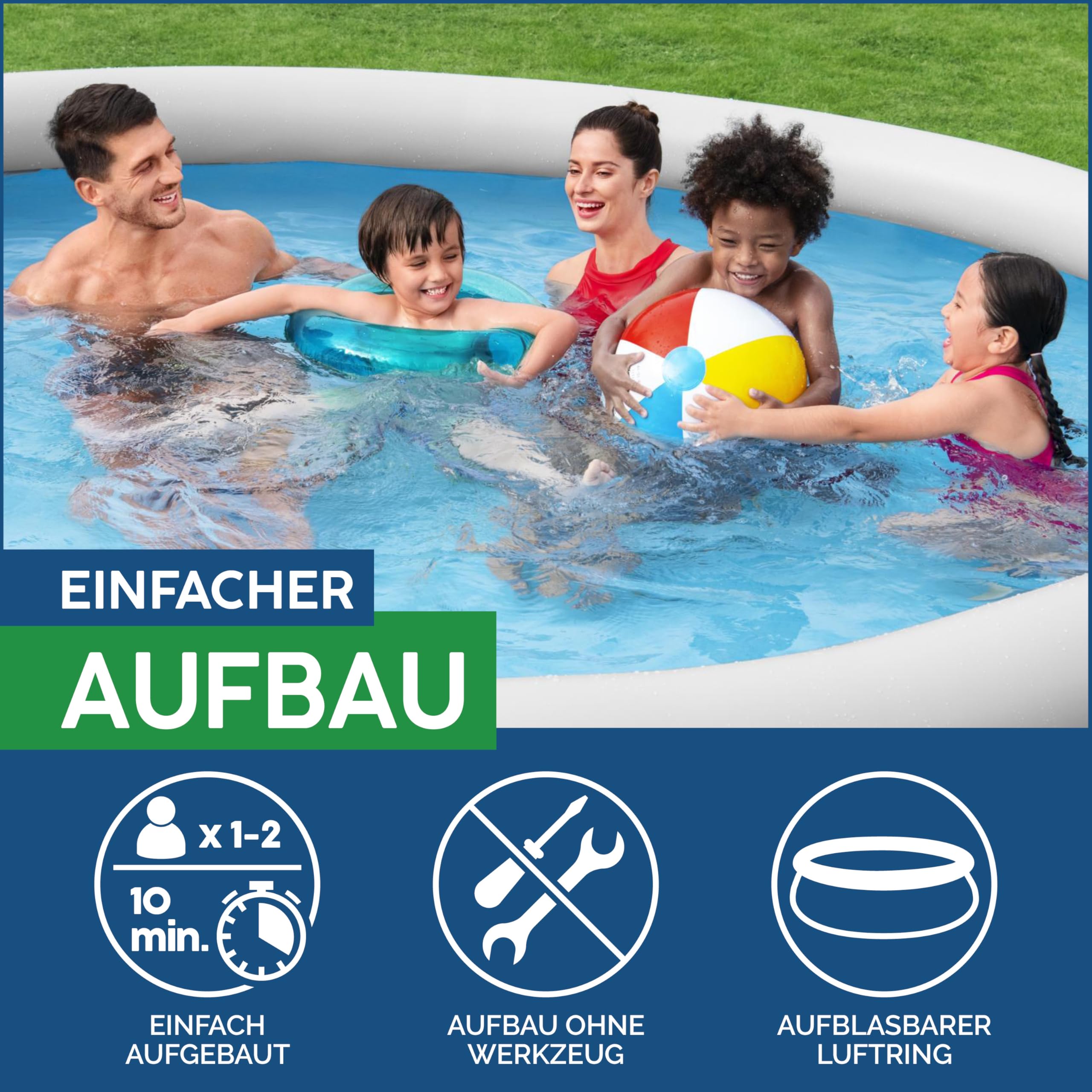 bestway-fast-set-aufstellpool-set-396-x-84-cm-rattan-schiefergrau-mit-filterpump image 6