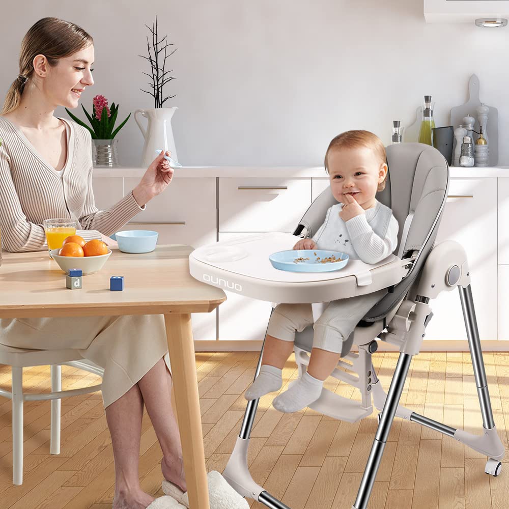 ounuo-baby-hochstuhl-verstellbar-klappbar-mitwachsend-grau-mit-pu-leder image 6