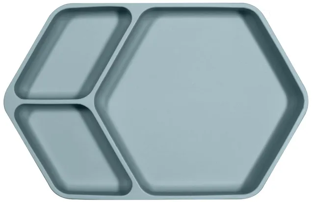 kindsgut-silikon-teller-mit-saugnapf-aquamarin-bpa-frei image 1
