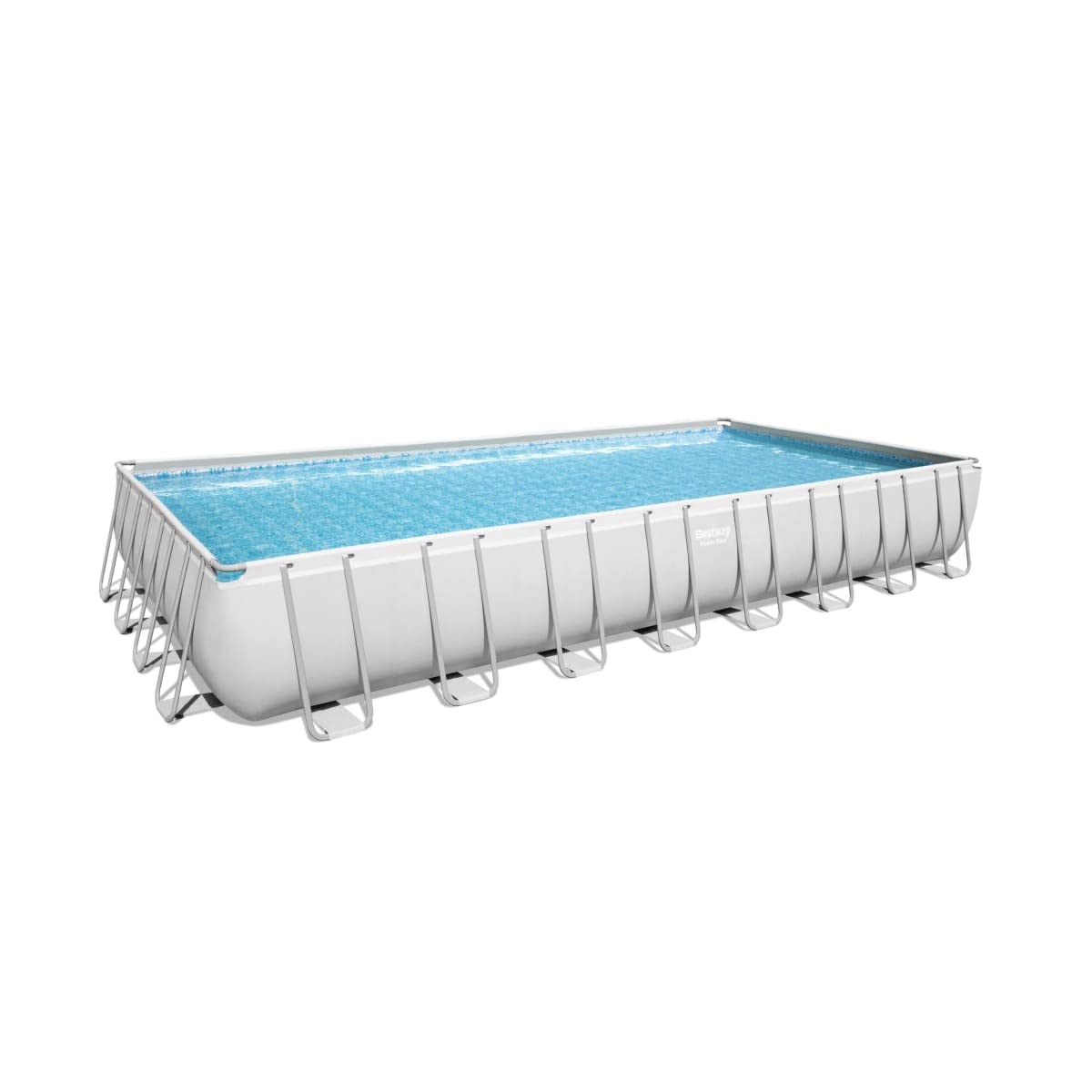 bestway-power-steel-frame-pool-eckig-956x488x132-cm-komplett-set-mit-sandfilter image 1