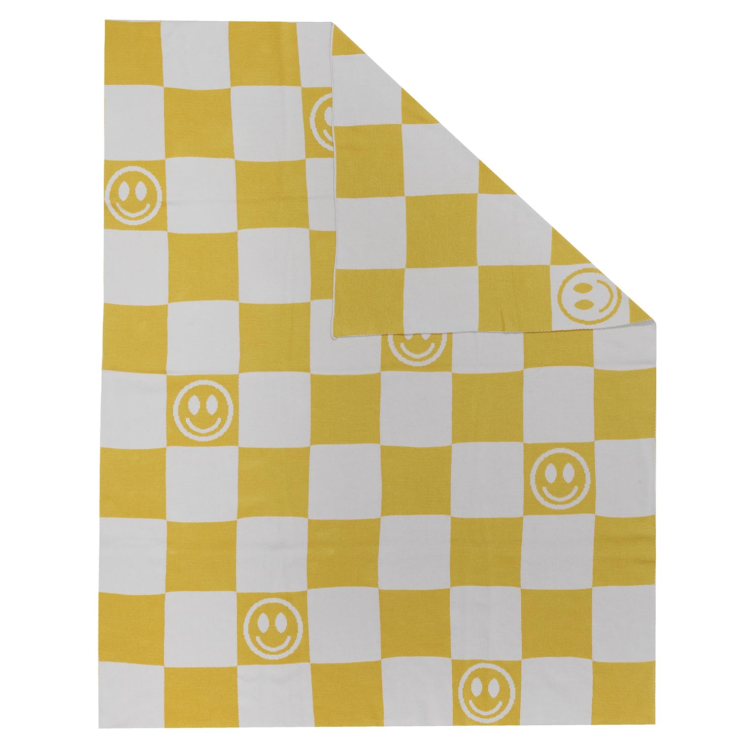 kindsgut-kinderdecke-baby-baumwolle-80x100cm-smiley-senf image 5