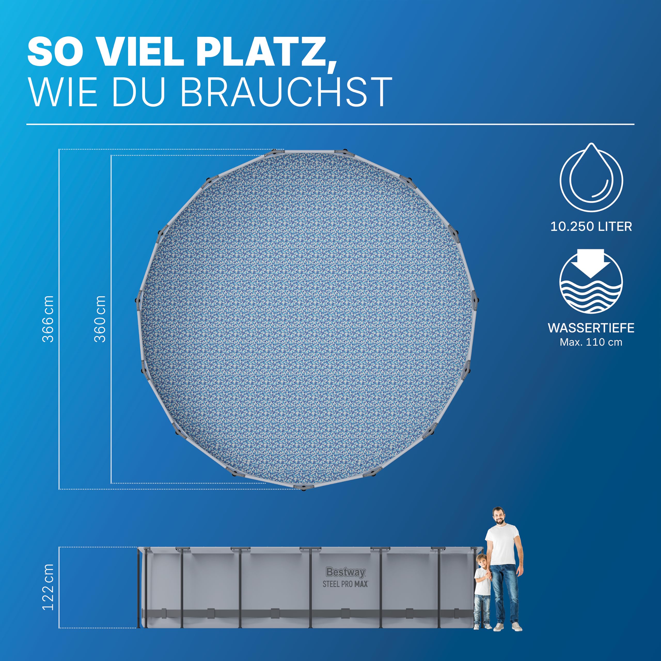 lemodo-bestway-aufstellpool-rund-366-x-122-cm-komplett-set-mit-filterpumpe image 4