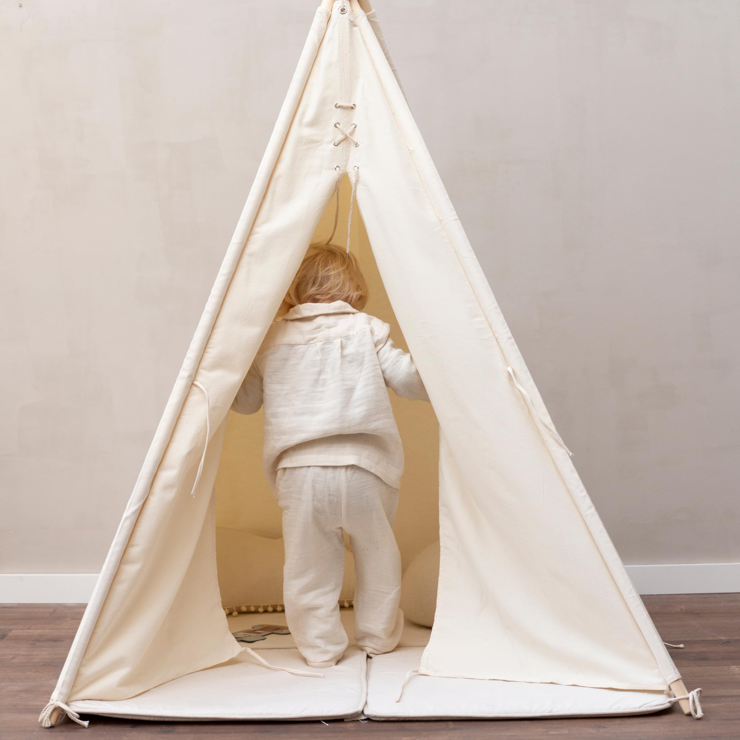 sunny-alba-tipizelt-baumwolle-creme-120x120x160cm-f-r-kinder image 6