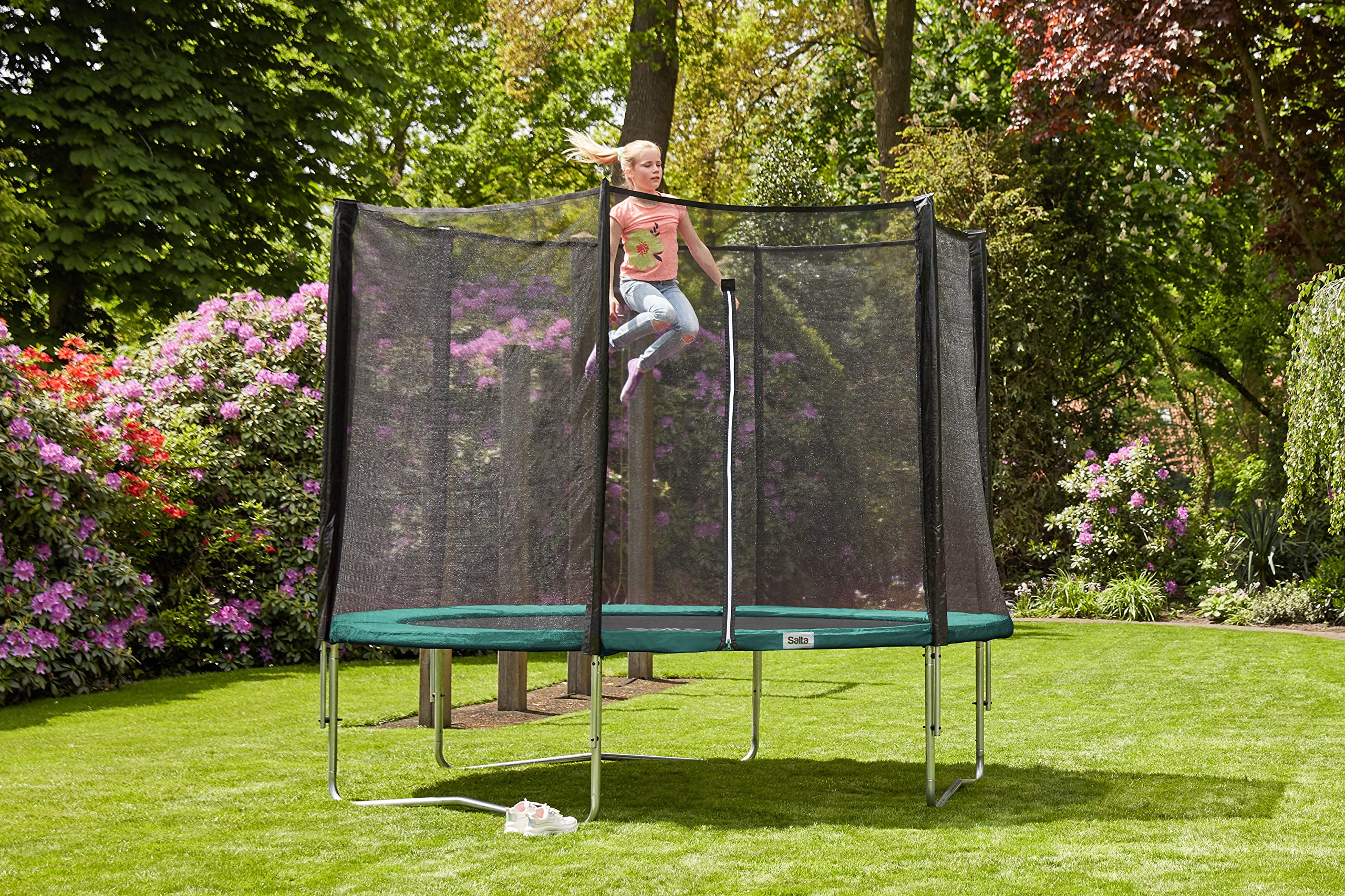 salta-combo-trampolin-305-cm-rund-gr-n-mit-netz image 6