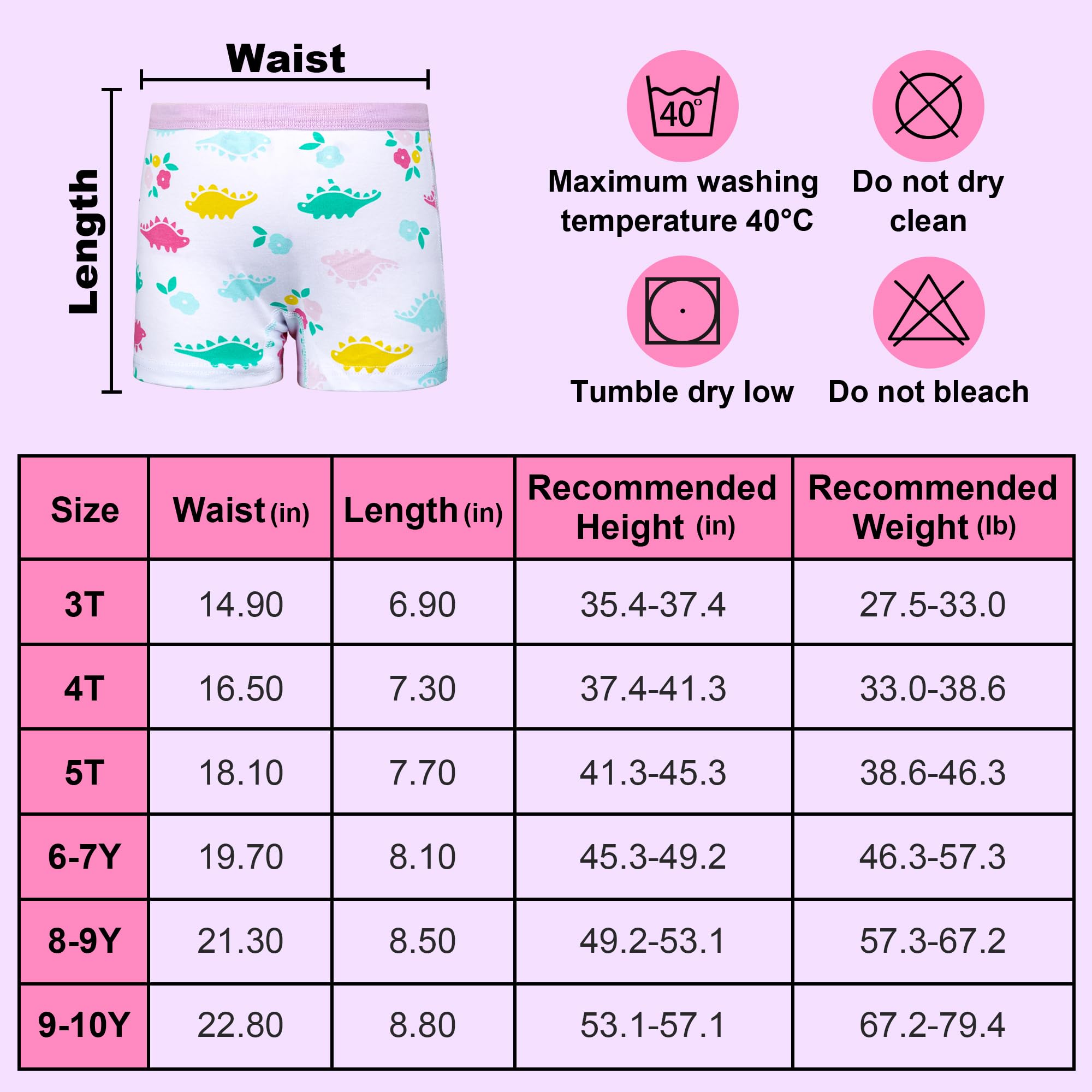 big-elephant-boxershorts-m-dchen-10er-pack-3t-10-jahre-baumwolle image 2