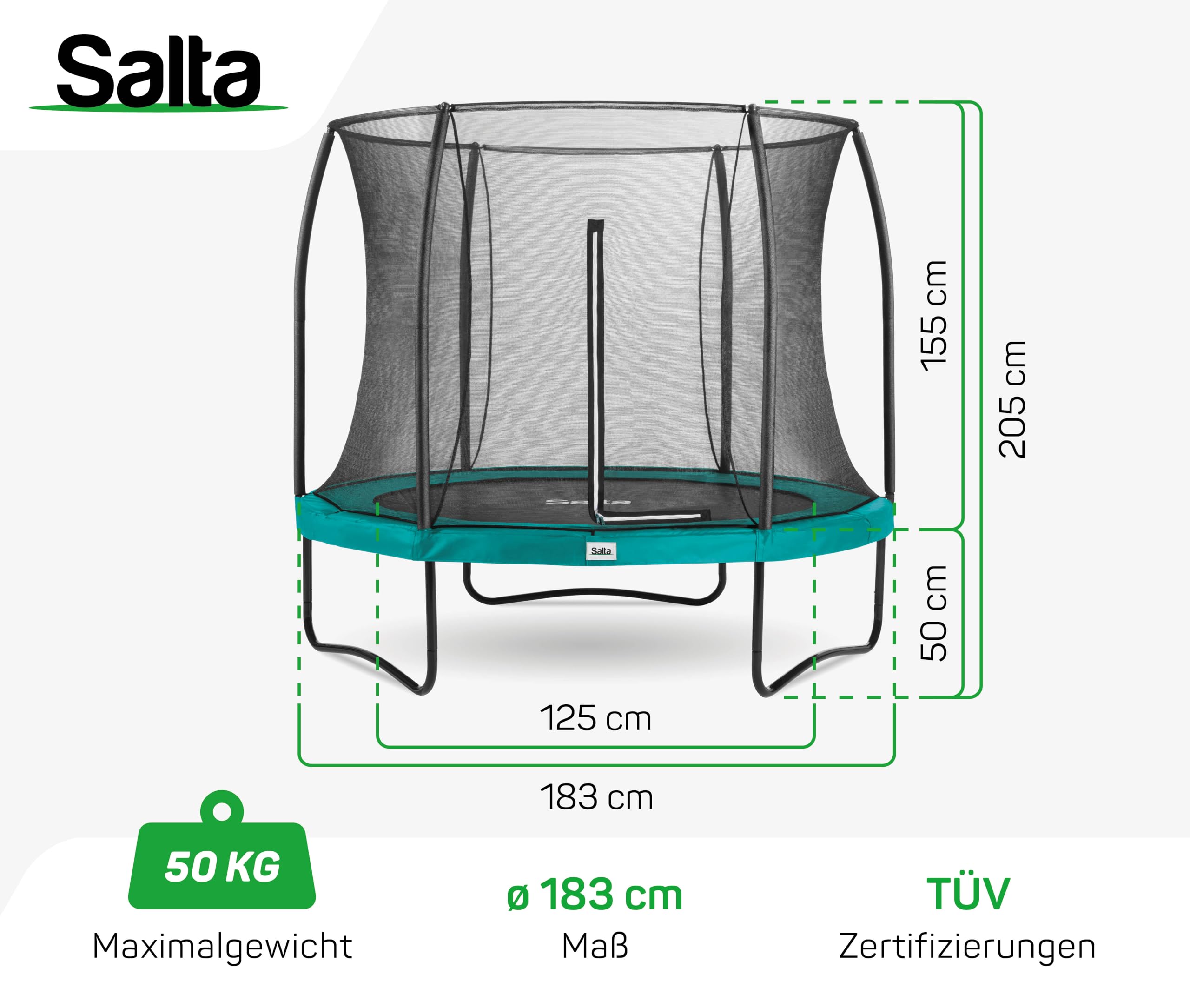 salta-comfort-edition-trampolin-mit-sicherheitsnetz-183cm-gr-n image 8