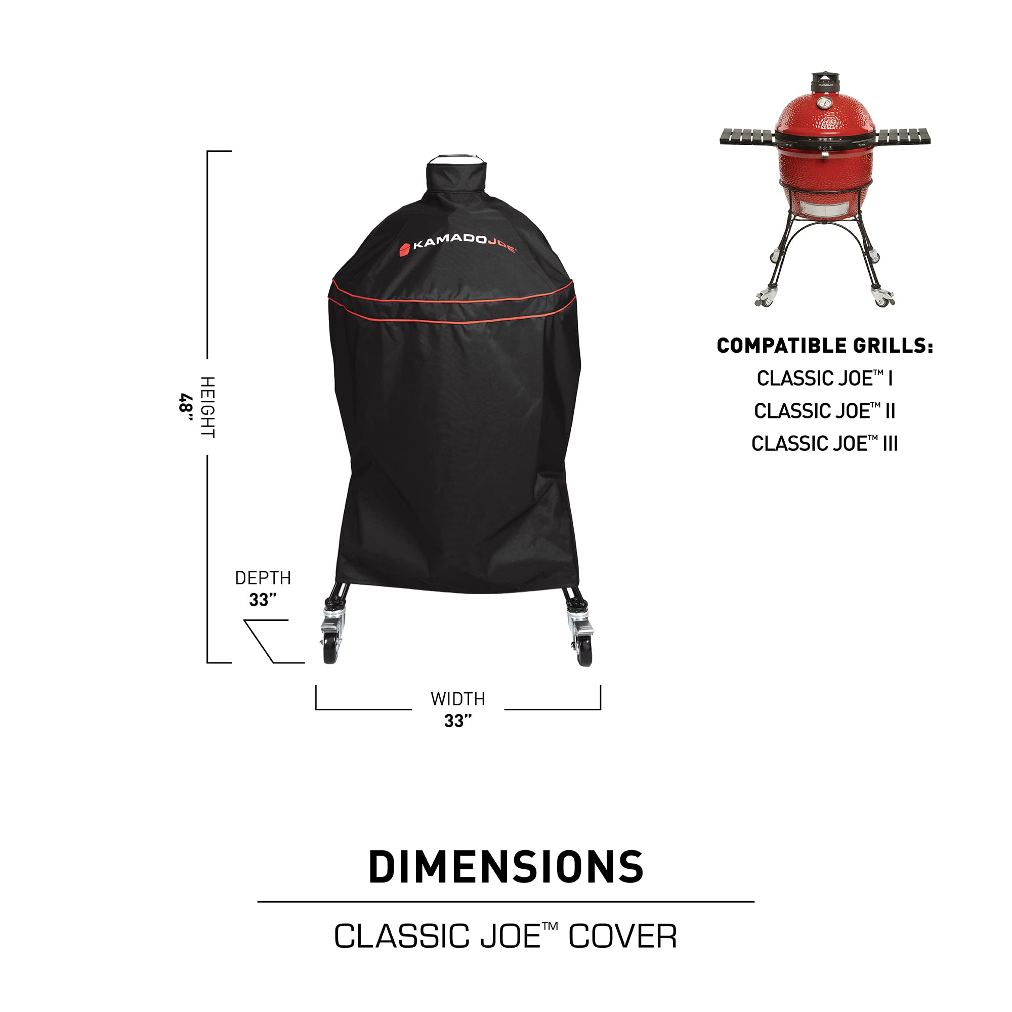 lemodo-kamado-joe-classic-joe-grillabdeckung-18-zoll-schwarz image 5