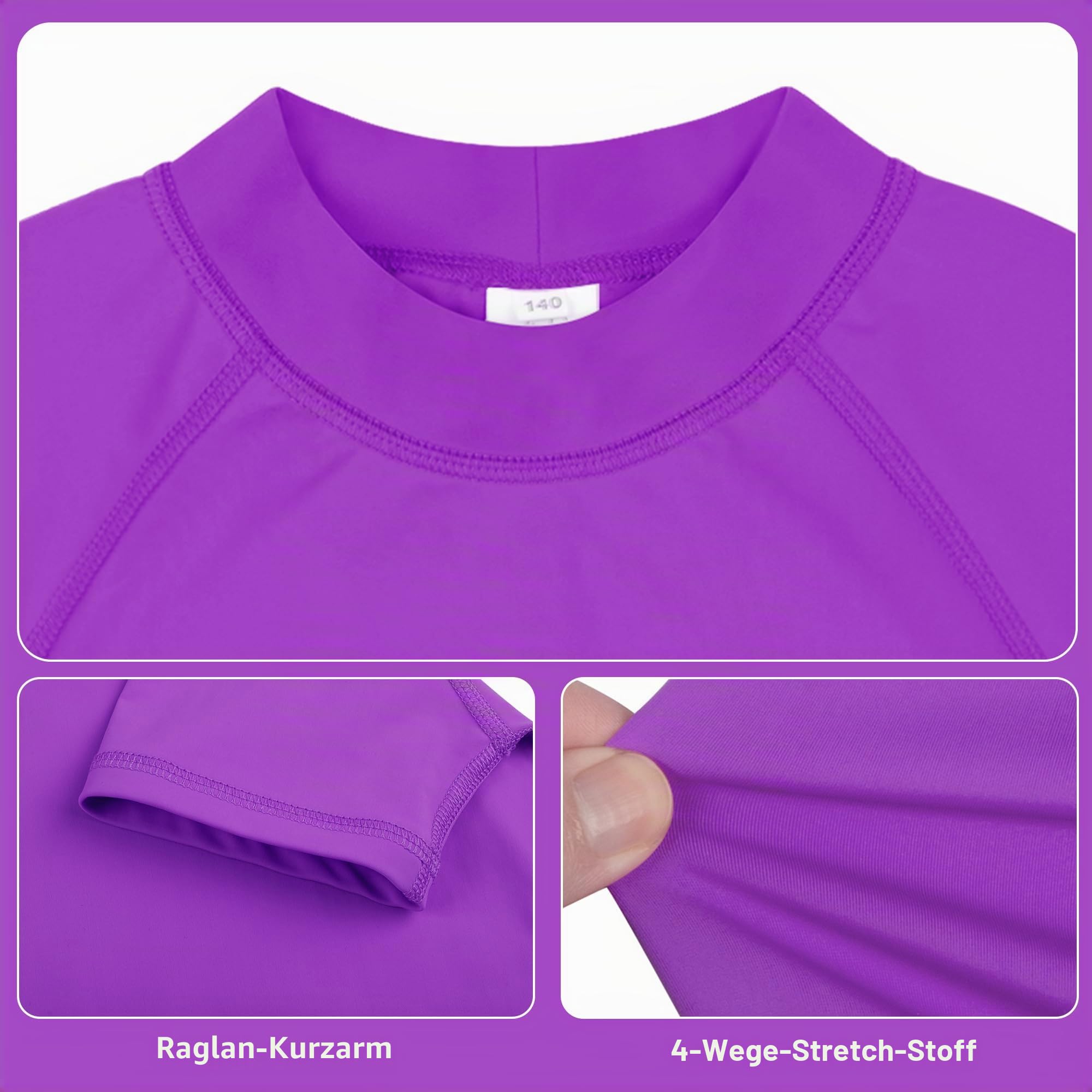big-elephant-kinder-kurzarm-rashguard-shirt-3er-set-upf-50 image 4