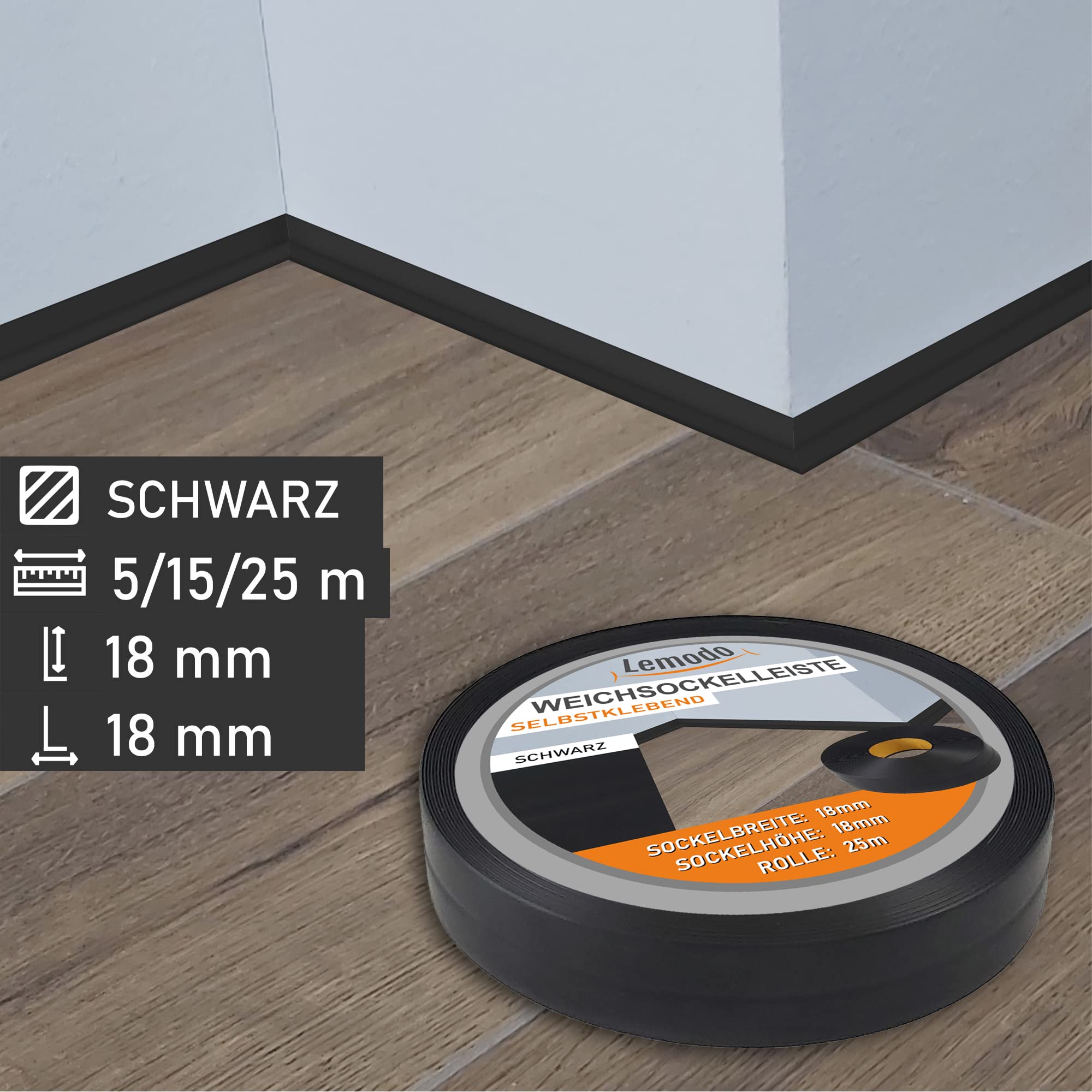 lemodo-weichsockelleiste-selbstklebend-36-mm-18-18-mm-pvc-winkelleiste-auf-rolle image 3