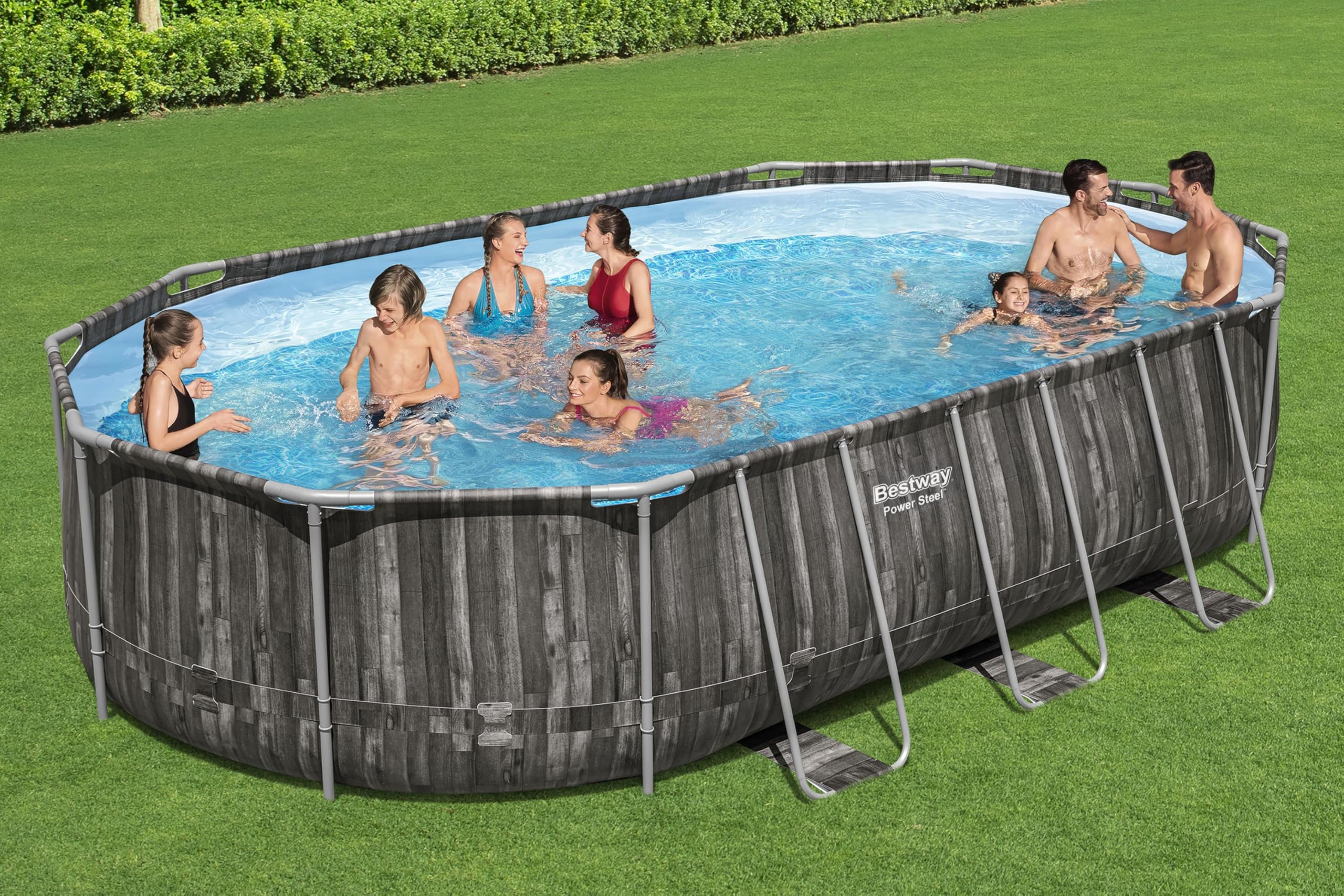 bestway-power-steel-frame-pool-oval-komplett-set-610-x-366-x-122-cm-mit-pumpe image 2