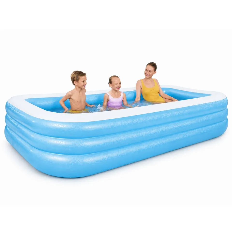 bestway-family-pool-deluxe-planschbecken-305x183x56-cm-1161-l-bunt image 1