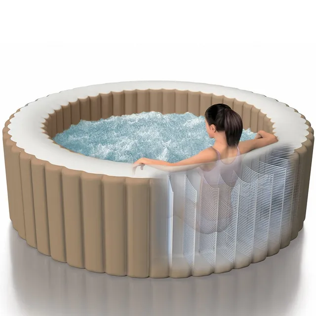lemodo-intex-whirlpool-beige-aufblasbarer-outdoor-whirlpool-196x71-cm-120-d-sen image 1