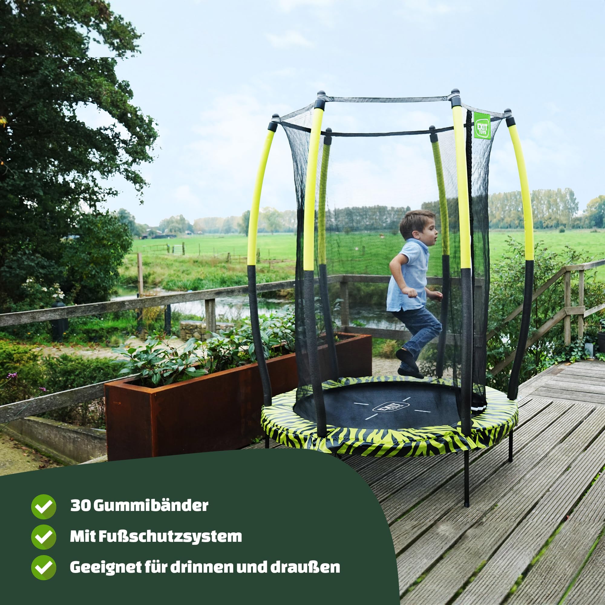 lemodo-exit-tiggy-junior-trampolin-mit-haltestange image 4