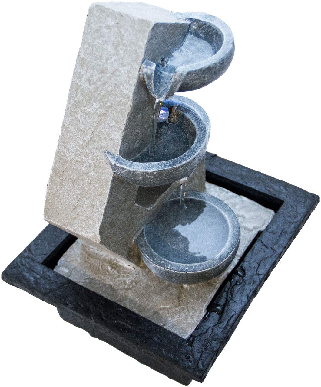 lemodo-zimmerbrunnen-beton-optik-mit-led-tischbrunnen image 8