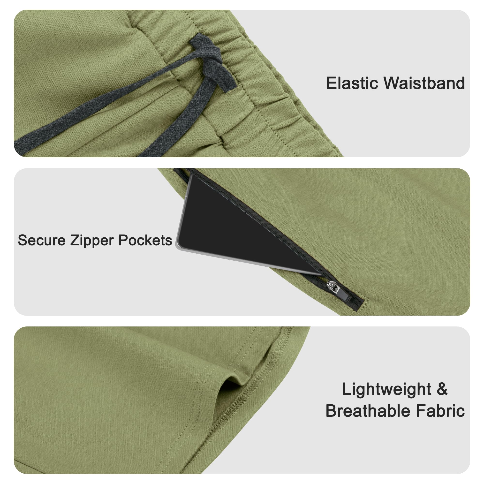 big-elephant-herren-baumwoll-shorts-mit-kordelzug-sportshorts-mit-taschen image 4