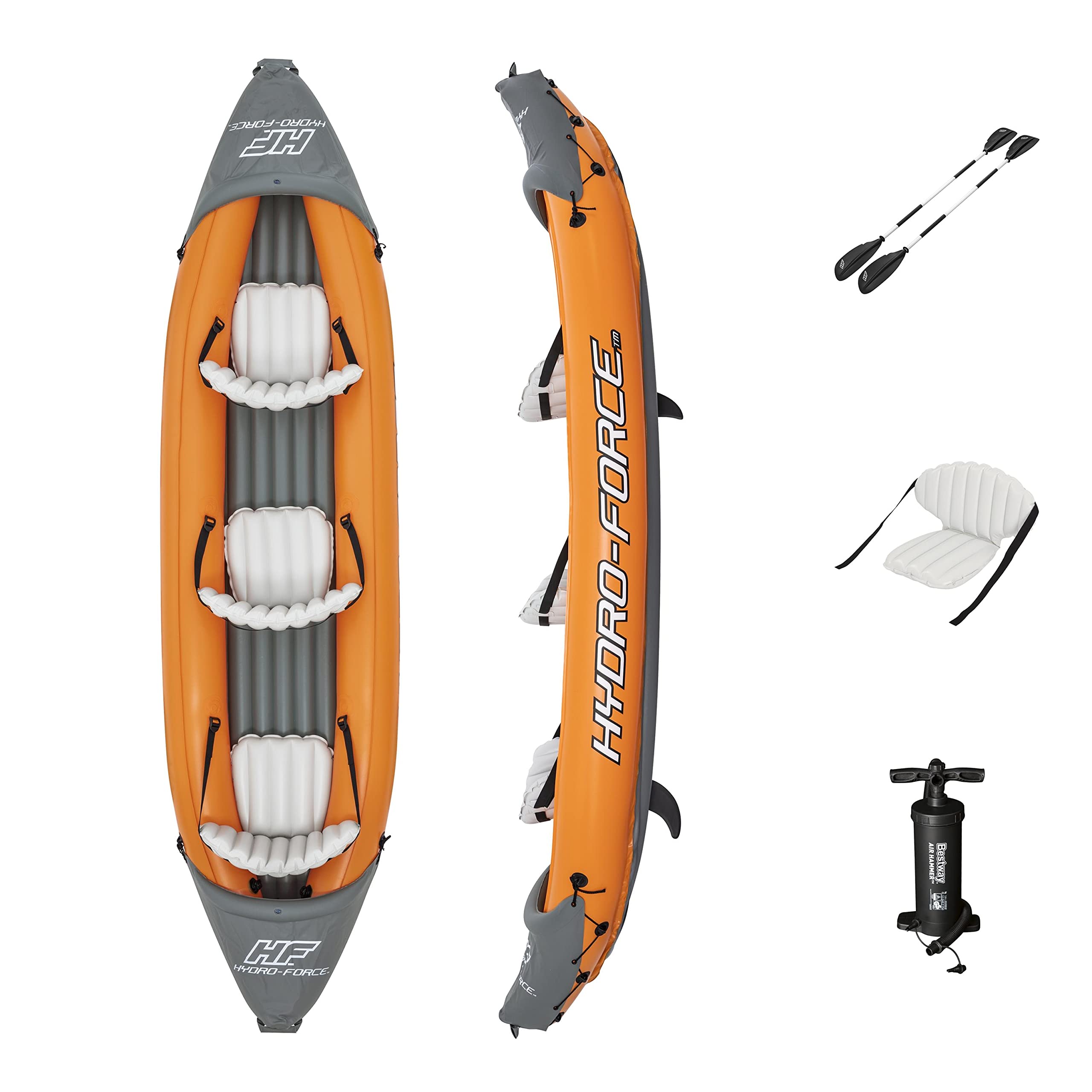 lemodo-hydro-force-lite-rapid-kajak-3-personen-aufblasbar-mit-sitzen-paddel-pump image 4