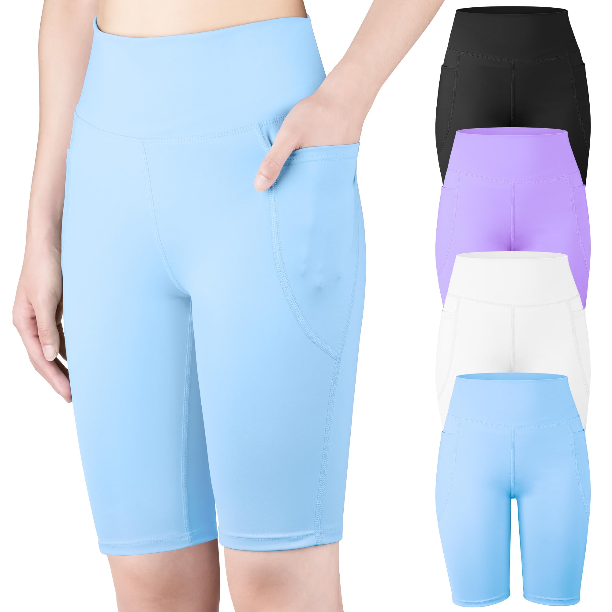 big-elephant-m-dchen-sport-bikershorts-4er-pack-high-waist-mit-taschen image 5