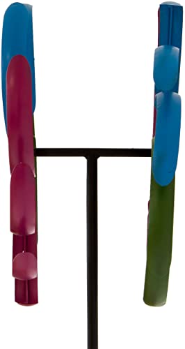 lemodo-nativ-windrad-garten-175-cm-metall-mit-2-windr-dern image 7