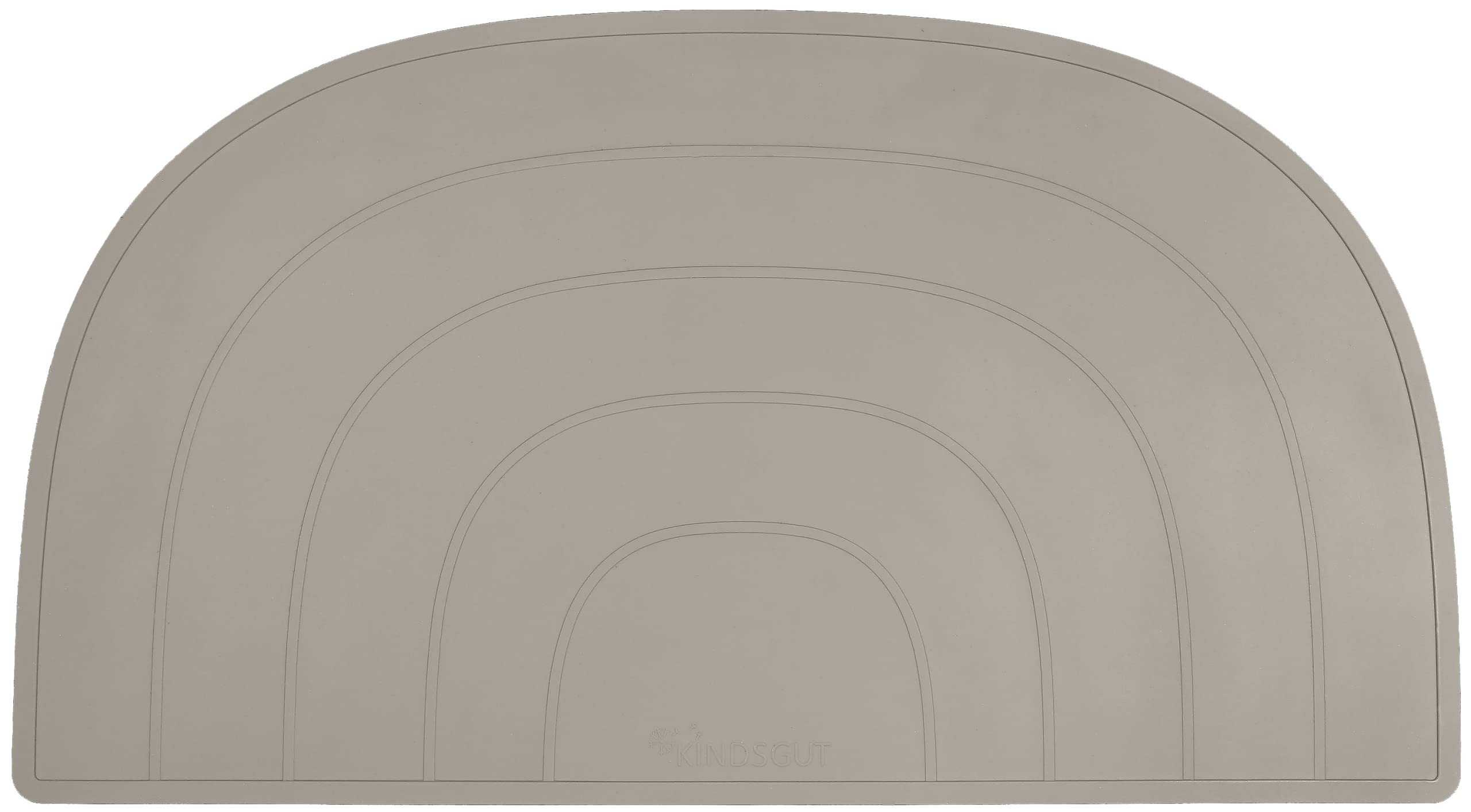 kindsgut-silikon-platzset-regenbogen-taupe-rutschfest image 1