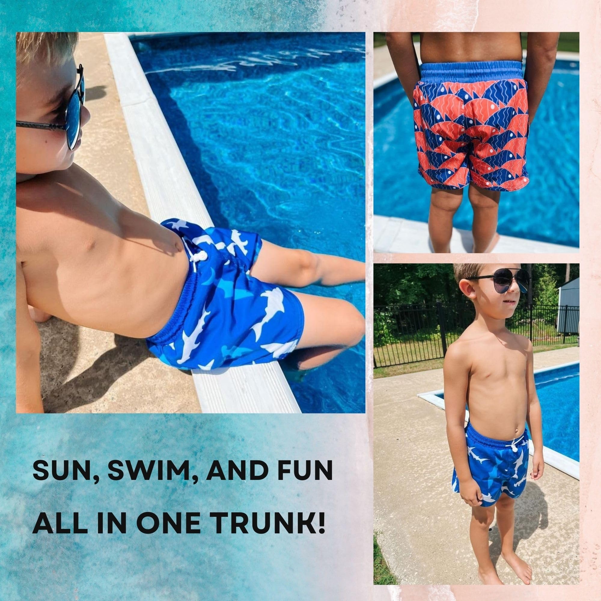 big-elephant-jungen-schwimmshorts-2er-pack-mit-kompressionsfutter image 4