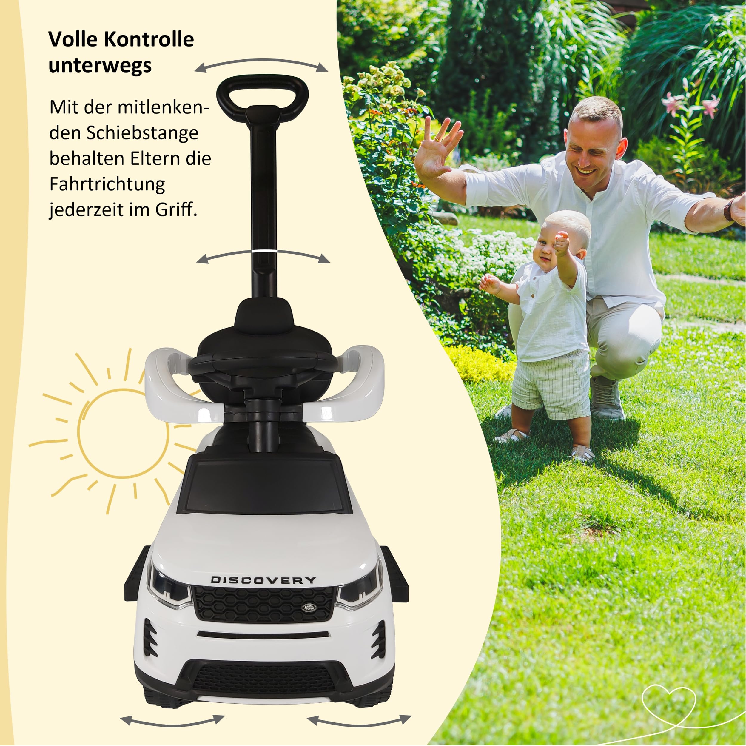 lemodo-land-rover-discovery-rutschauto-ab-1-jahr-wei-mit-schiebestange image 6