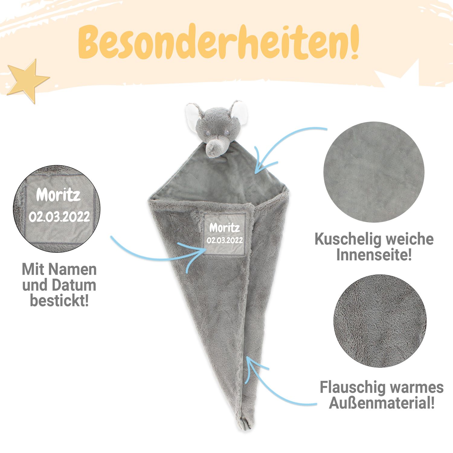 babykajo-babydecke-mit-namen-bestickt-kuscheldecke-mit-tiergesicht image 6