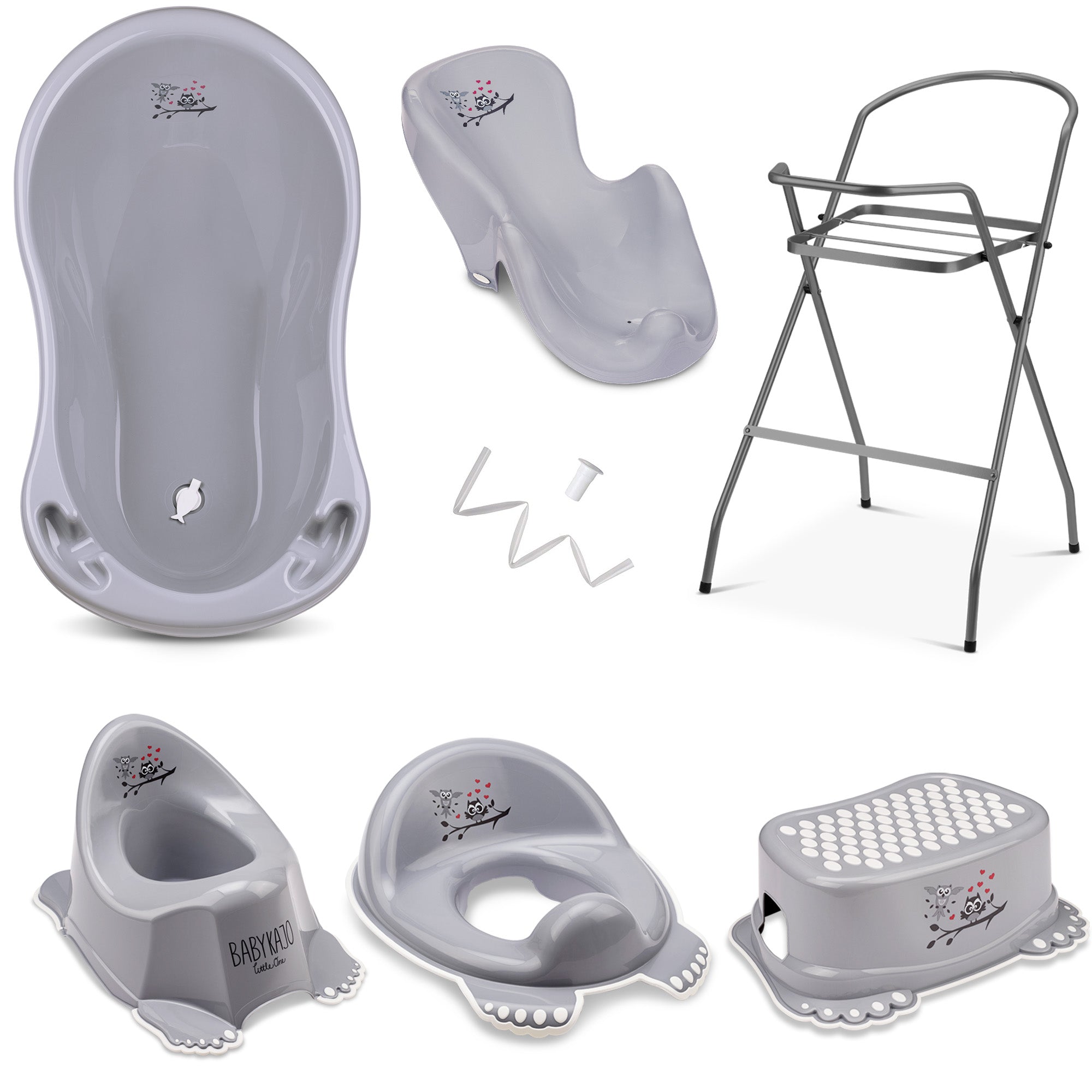 babykajo-babybadewanne-mit-st-nder-7-teiliges-set-86-cm image 1