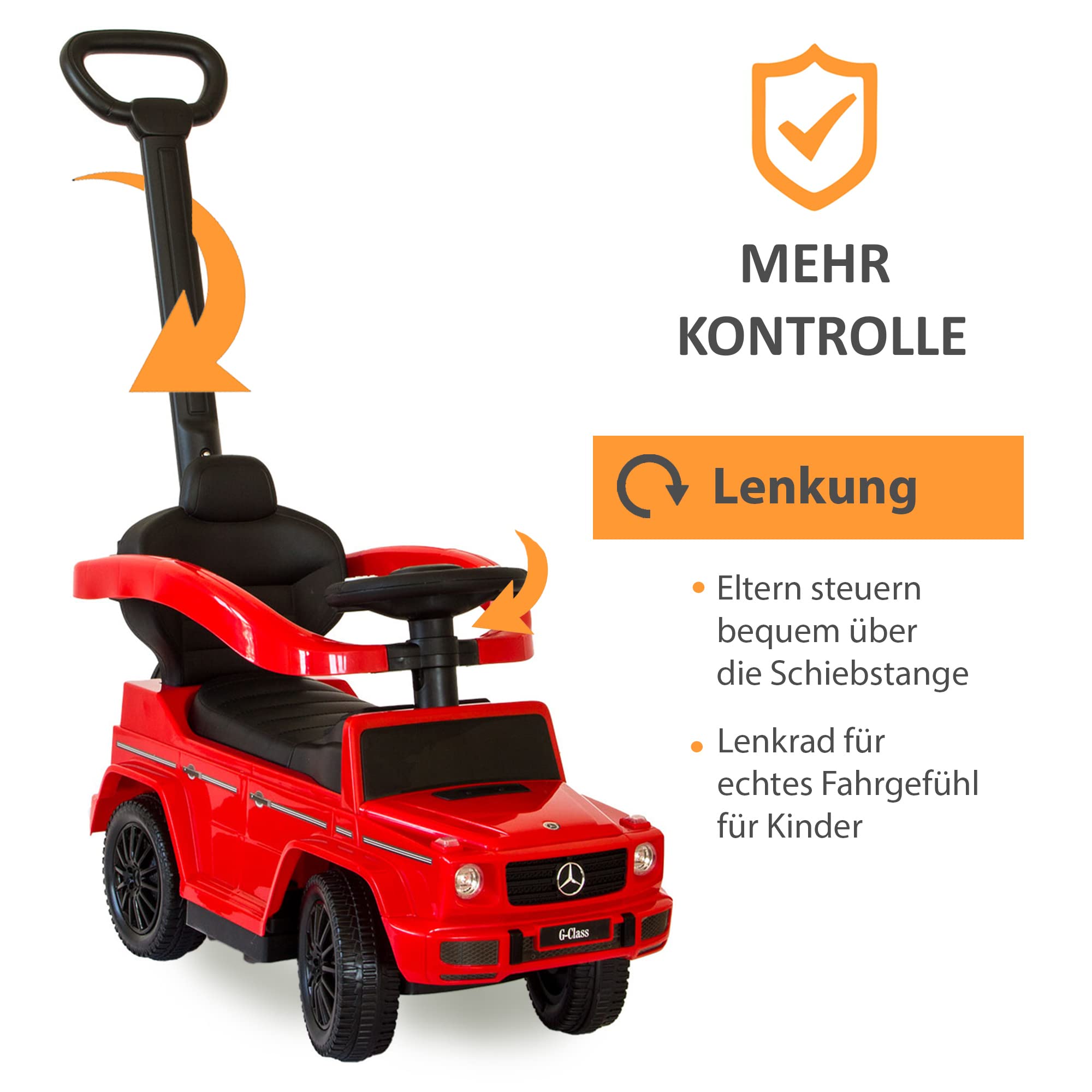lemodo-rutschauto-rot-ab-1-jahr-mit-schiebestange image 2