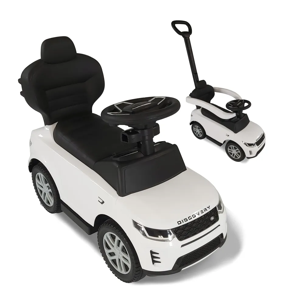 lemodo-land-rover-discovery-rutschauto-ab-1-jahr-wei-mit-schiebestange image 1