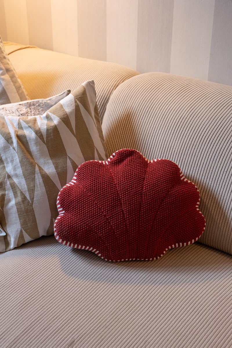 kindsgut-kuscheltier-muschel-dunkelrot-baumwolle-gestrickt image 8