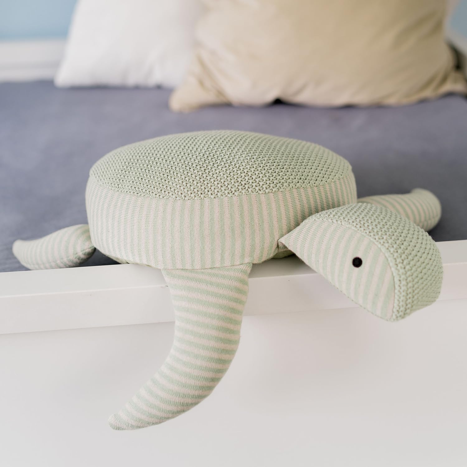 kindsgut-kuscheltier-schildkr-te-gestrickt-100-baumwolle-56cm image 2