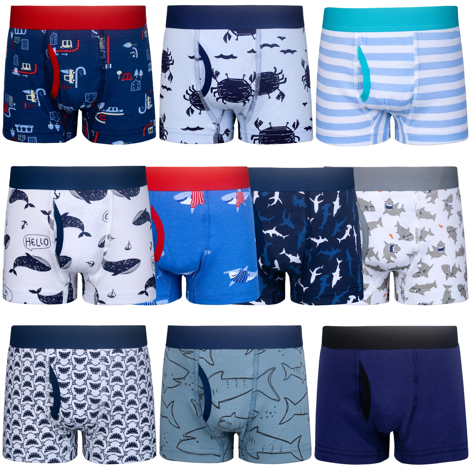 big-elephant-jungen-boxershorts-10er-pack-baumwolle-dino-muster image 7