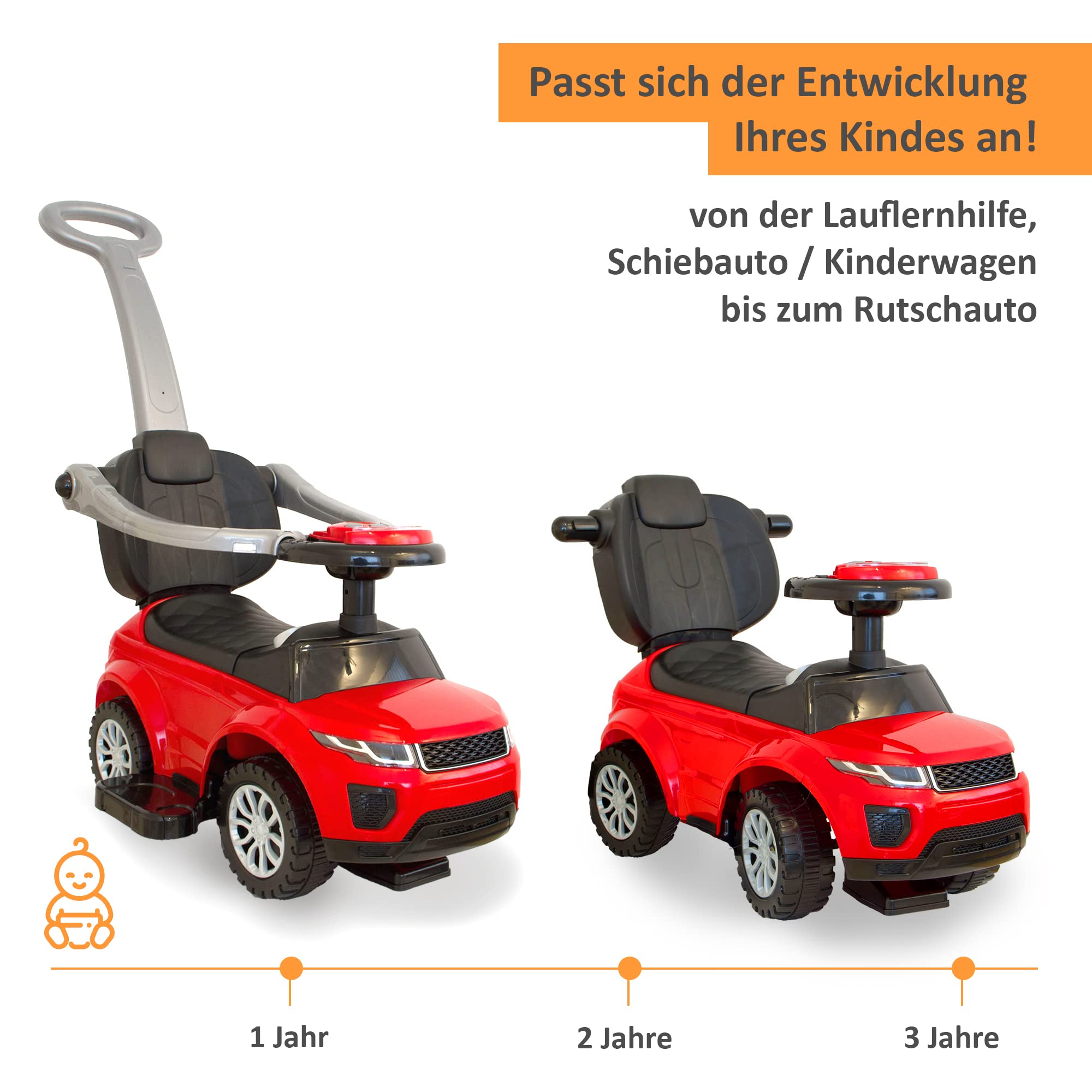 lemodo-rutschauto-mit-schiebestange-ab-1-jahr-mit-sound-lenkrad image 6