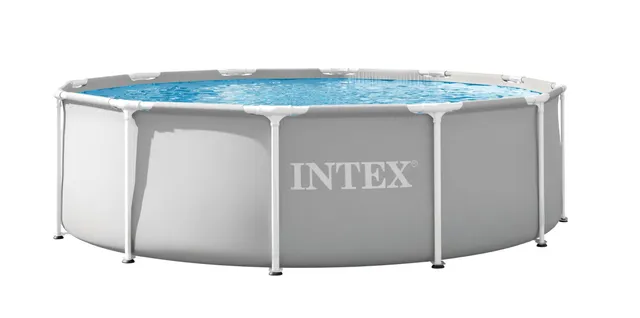 lemodo-intex-prism-rondo-26716-frame-pool-set-rund-366x99-cm-mit-pumpe-und-leite image 1