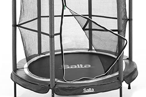 salta-junior-mini-trampolin-f-r-kinder-140cm-schwarz-mit-sicherheitsnetz image 8