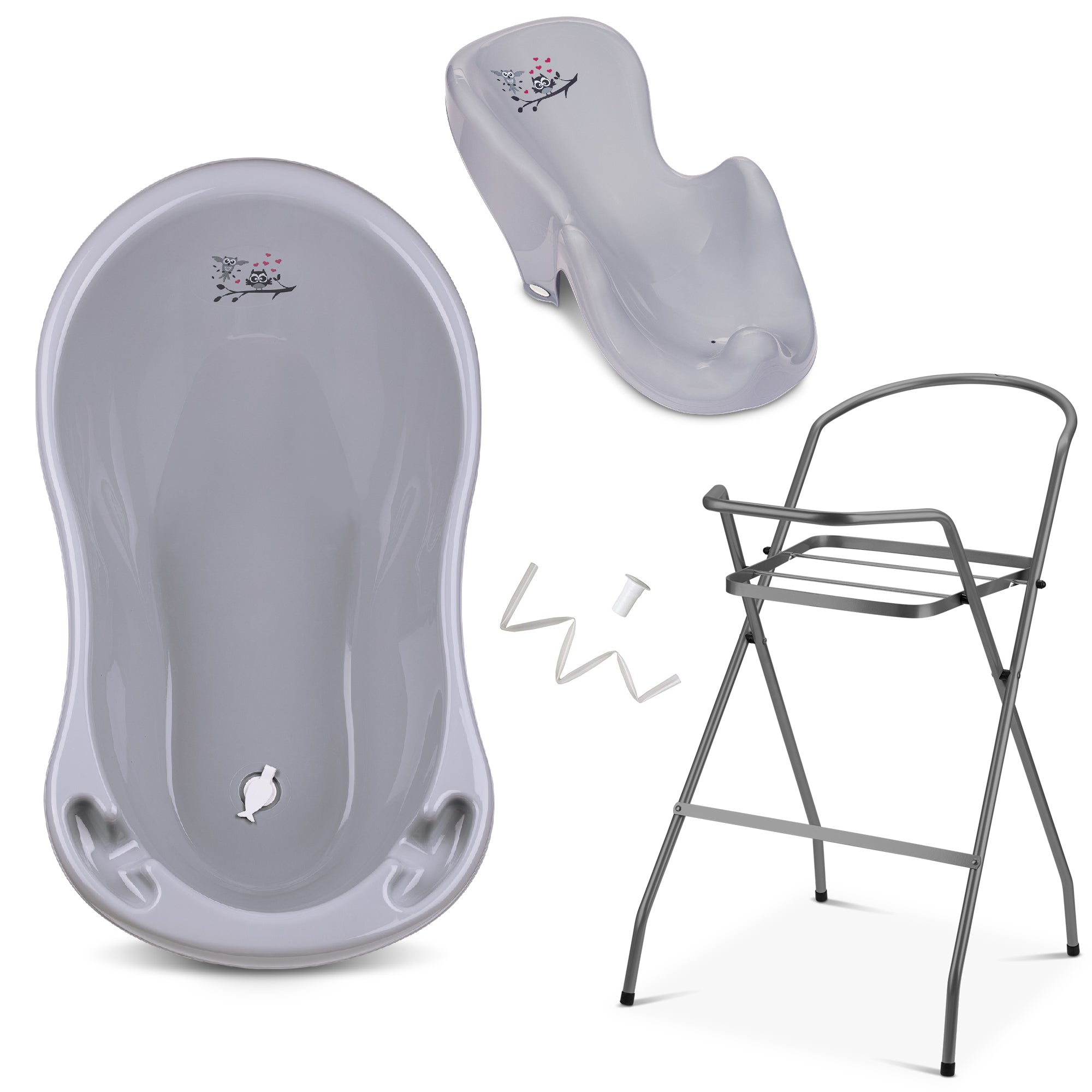 babykajo-babybadewanne-mit-gestell-4-teiliges-badeset-86-cm image 1