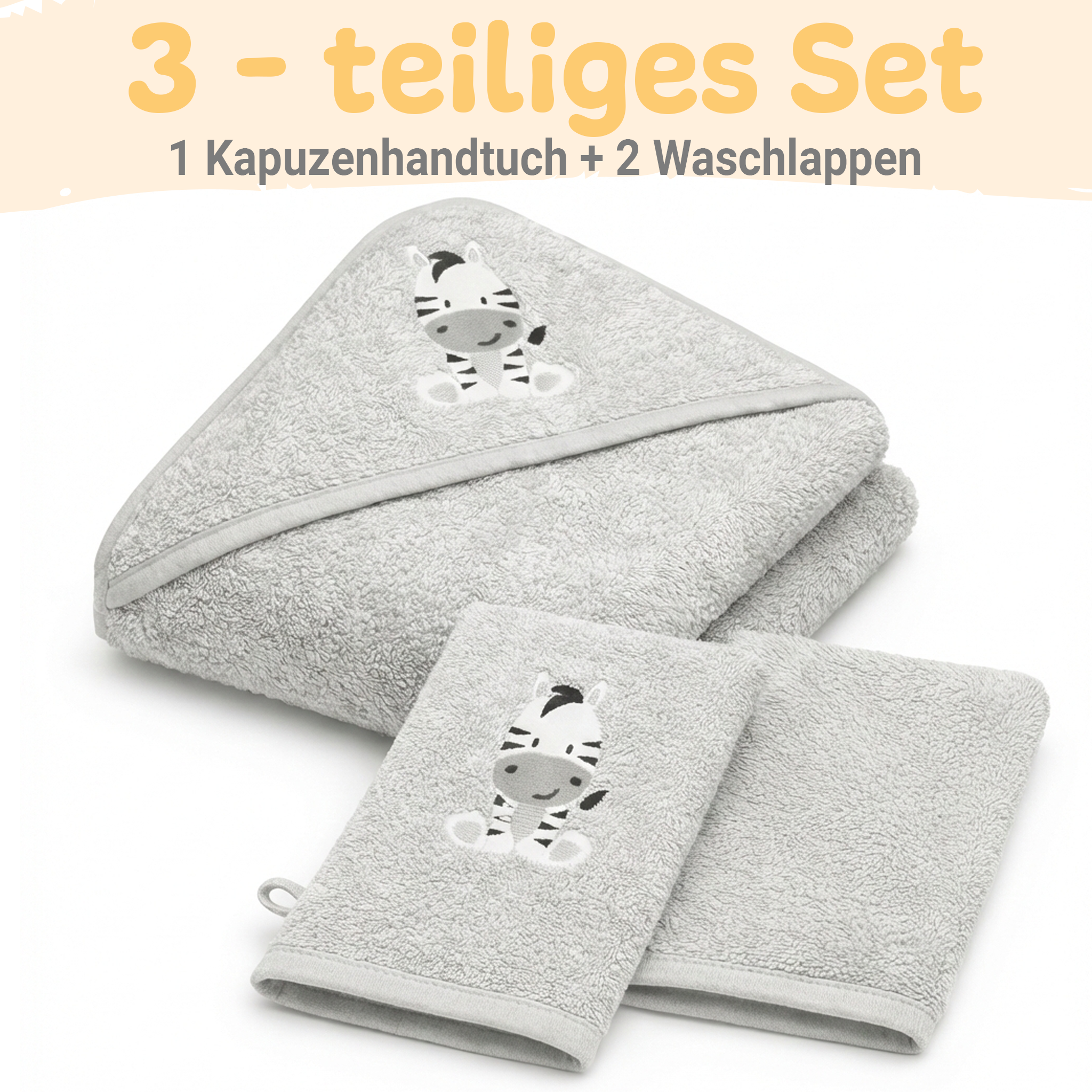 babykajo-baby-kapuzenhandtuch-3er-set-80x80cm-2-waschlappen image 2